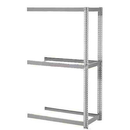 Global Industrial Expandable Add-On Rack 60Wx48Dx84H, 3 Levels No Deck 1000 Lb Per Level, Gray B2297173